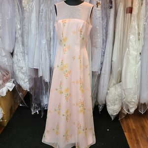 Jackie Kennedy Light Pink Floral Dress